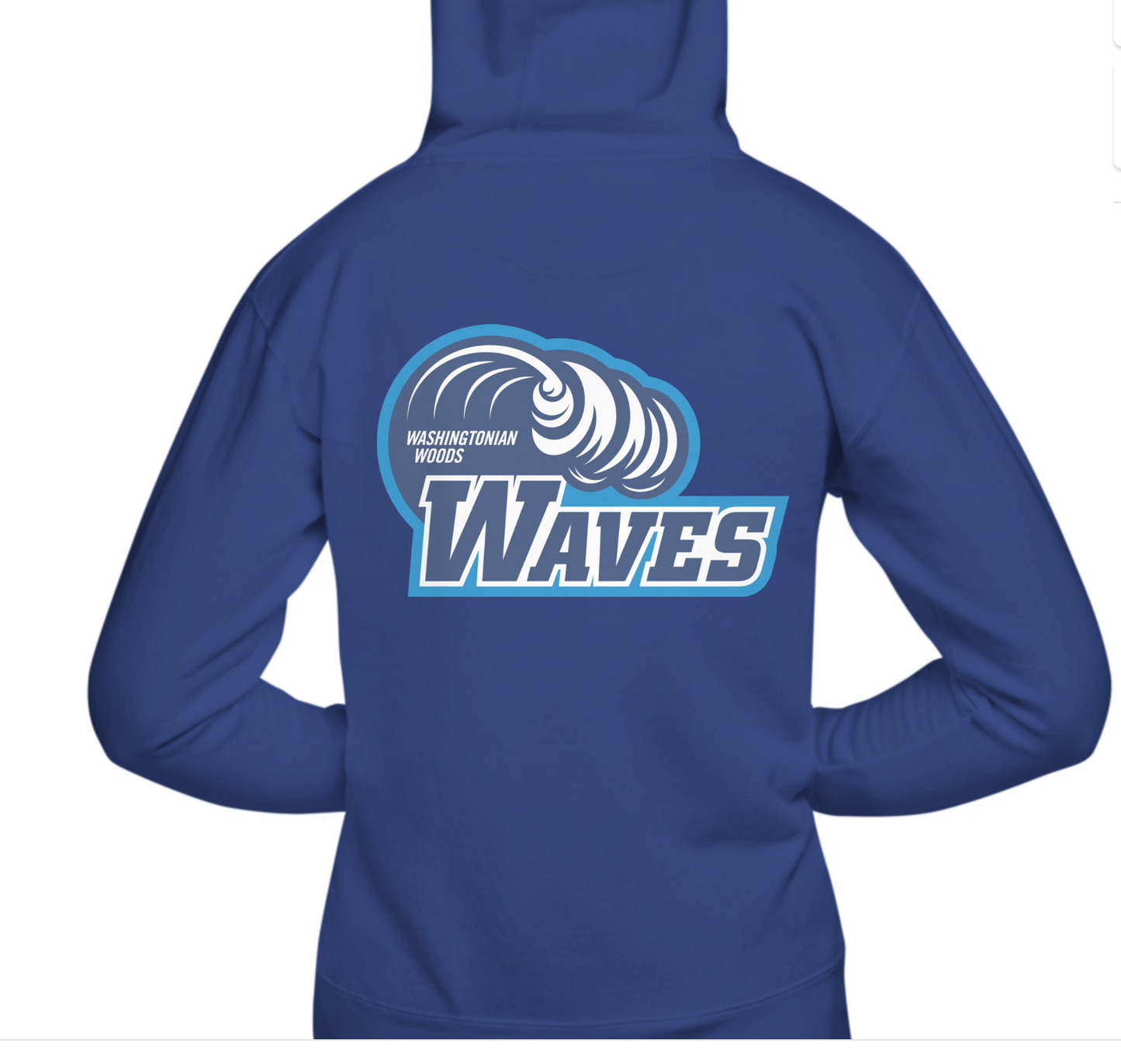 Waves Youth and Adult Unisex Hoodie